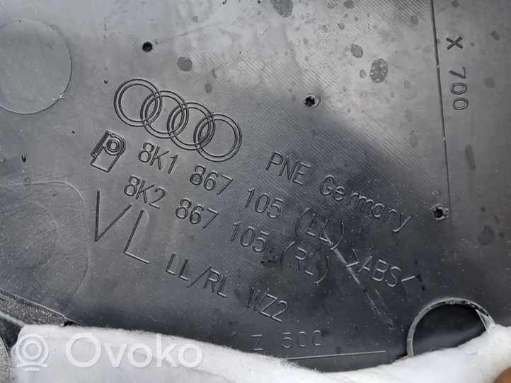 Audi A4 S4 B8 8K Apmušimas priekinių durų (obšifke) 8K2867105