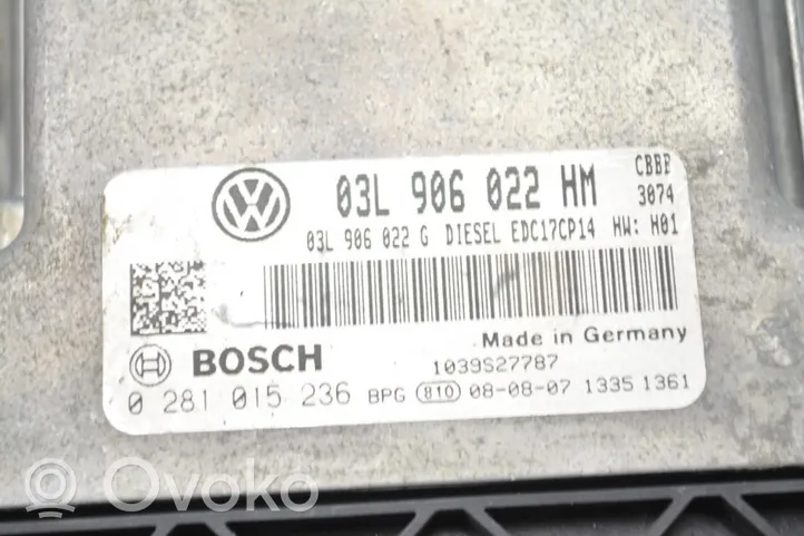 Volkswagen Tiguan Блок управления двигателя 03L906022HM