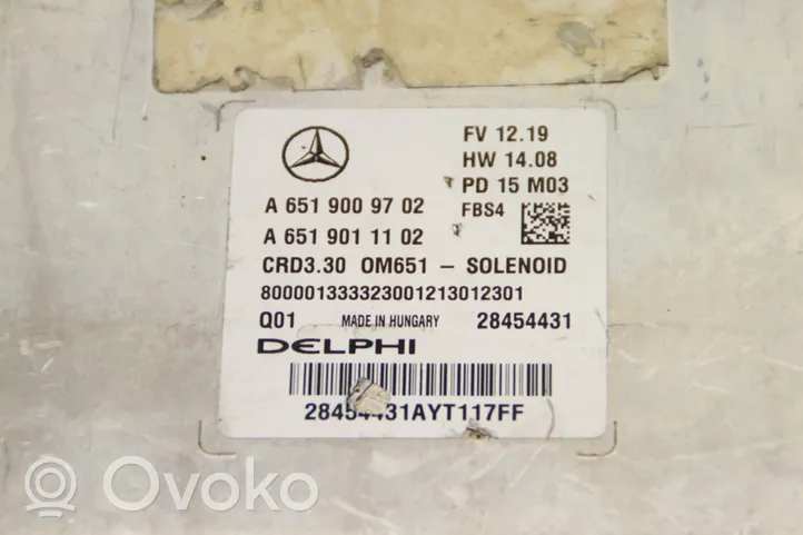 Mercedes-Benz A W176 Sterownik / Moduł ECU A6519009702