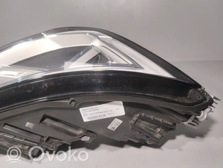 Audi A1 Lampa przednia 8XA941006