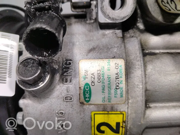 Hyundai Sonata Kompresor / Sprężarka klimatyzacji A/C DQ7BA02