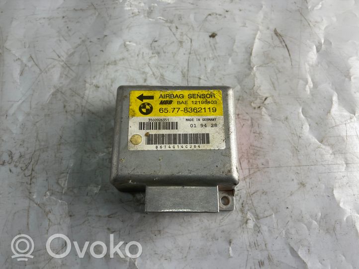 BMW 7 E38 Module de contrôle airbag 65778362119