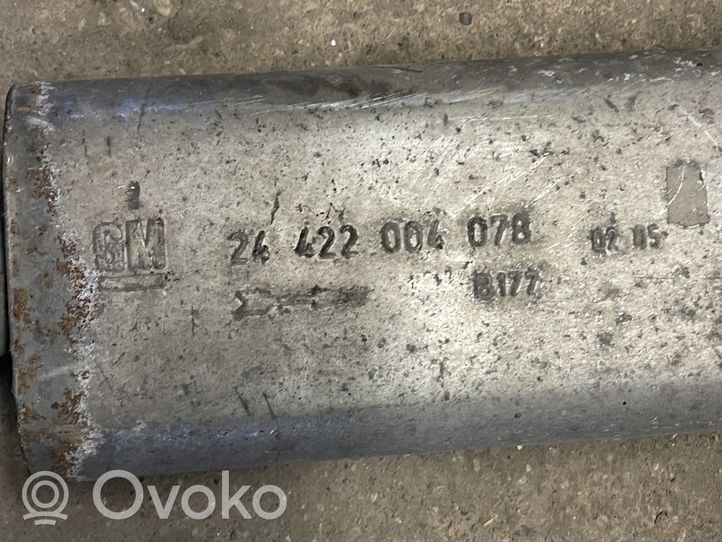 Opel Vectra C Muffler/silencer 2422004078