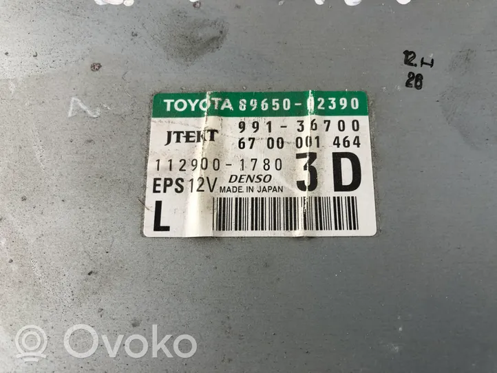 Toyota Auris 150 Ohjaustehostimen ohjainlaite/moduuli 8965002390