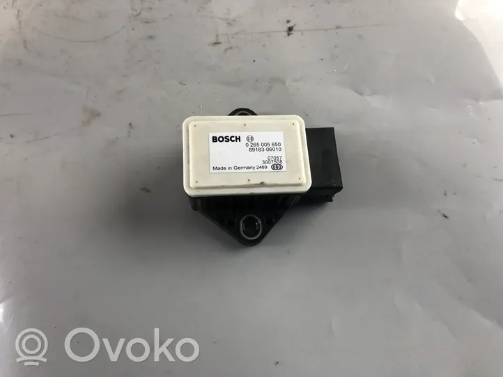 Toyota Auris 150 Sensore di imbardata accelerazione ESP 0265005650