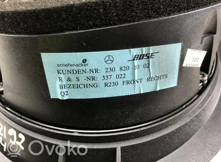 Mercedes-Benz SL R230 Äänentoistojärjestelmäsarja A2308200702