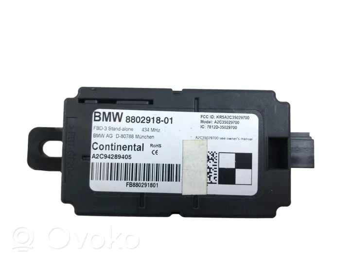 BMW i3 Module de contrôle sans clé Go A2C94289405