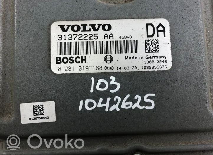 Volvo XC90 Sterownik / Moduł ECU 0281019168