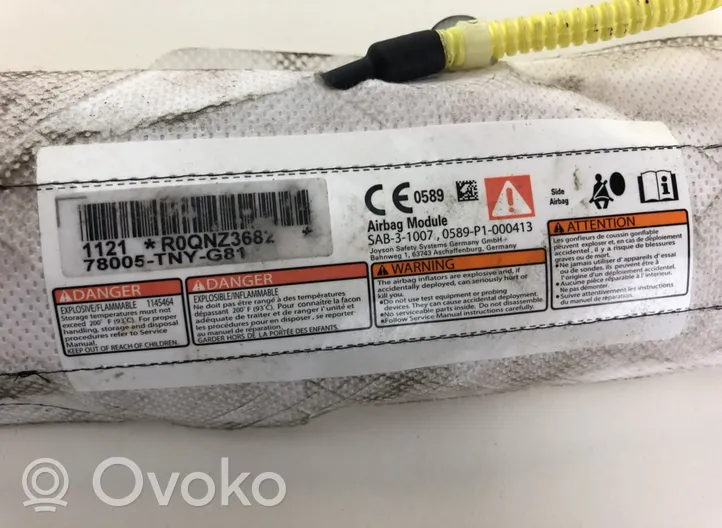 Honda CR-V Poduszka powietrzna Airbag fotela 78055TNYG81