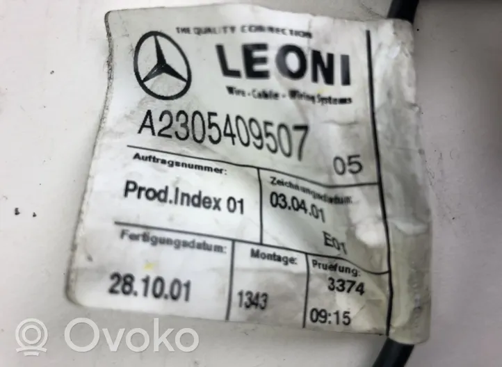 Mercedes-Benz SL R230 Copertura ripiano portaoggetti 120443900