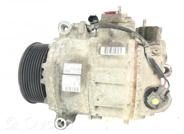 Mercedes-Benz R W251 Ilmastointilaitteen kompressorin pumppu (A/C) 4472600851