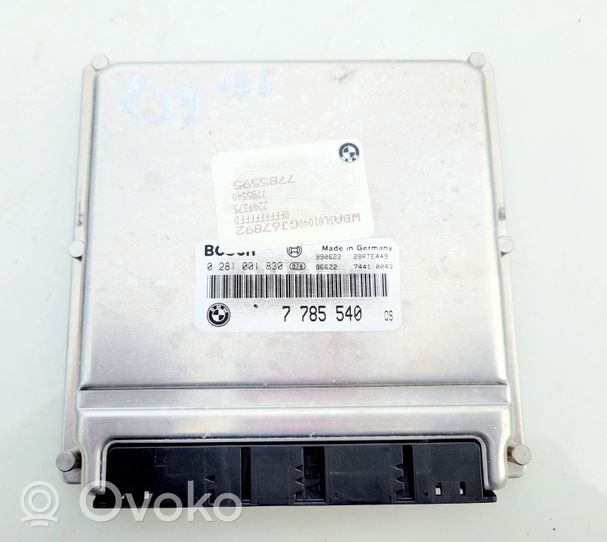 BMW 5 E39 Calculateur moteur ECU 7785540