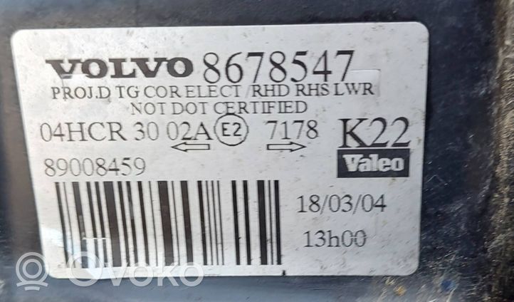 Volvo S80 Headlight/headlamp 8678547