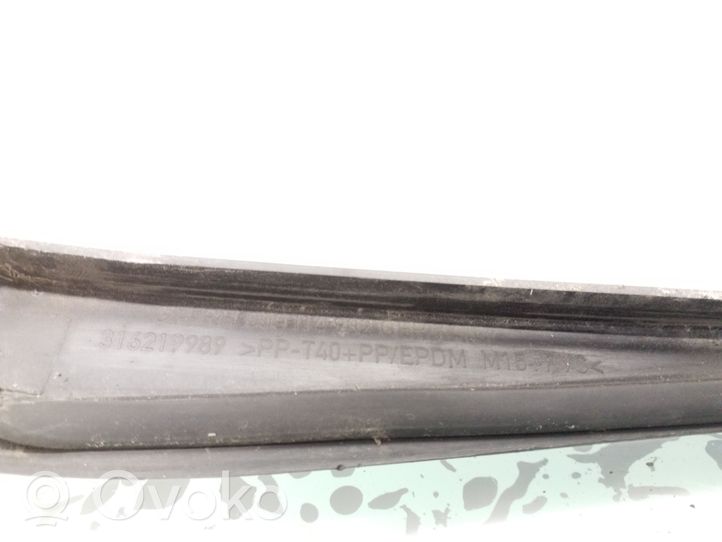 Opel Corsa C Moulure de vitre de la porte avant 009114902