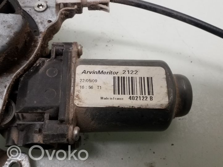 Nissan Navara D40 Priekinio el. lango pakėlimo mechanizmo komplektas 402122B