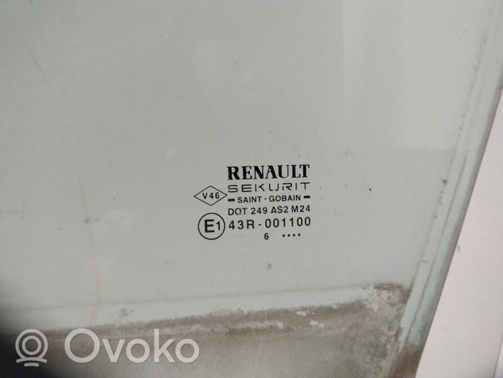 Renault Megane II Front door window glass four-door 43R001100