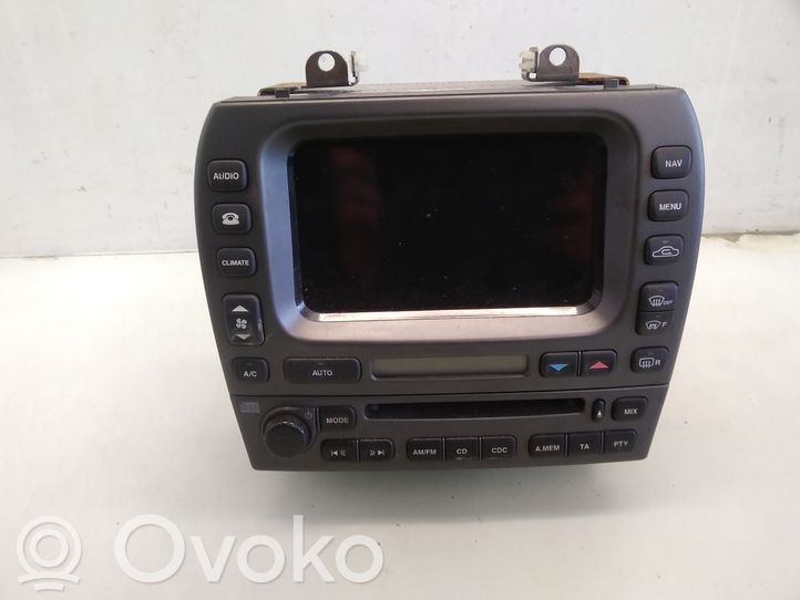 4X4318B876BE Jaguar XType Unité principale radio / CD / DVD / GPS, 60.