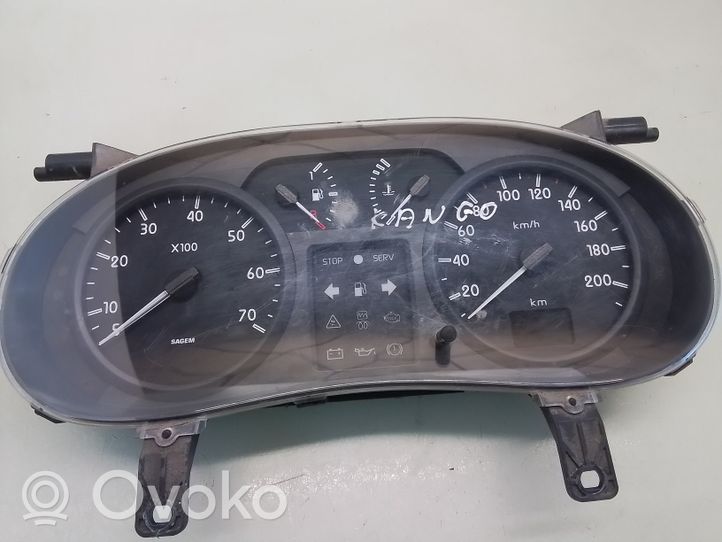 Renault Kangoo I Compteur de vitesse tableau de bord 216711763