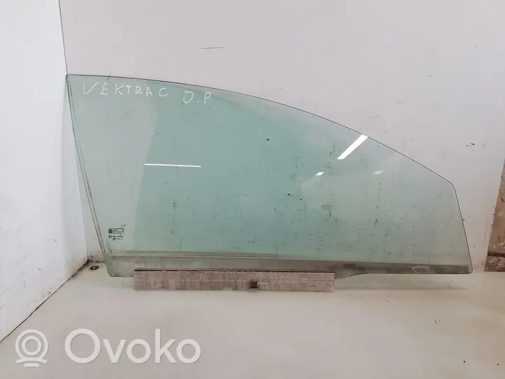 Opel Vectra C Front door window glass four-door 43R001025