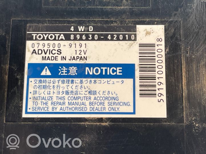 Toyota RAV 4 (XA50) Unité de commande, différentiel boîte de transfert 0795009191