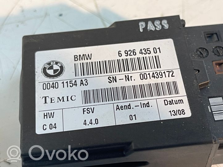 BMW X6 E71 Istuimen säädön moduuli 