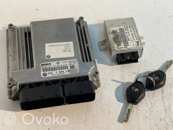 BMW X5 E53 Engine ECU kit and lock set 6988104