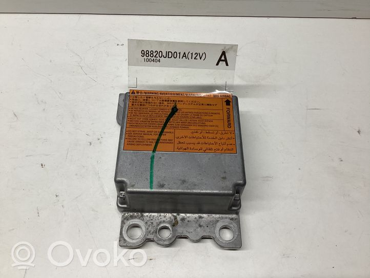 Nissan Qashqai Module de contrôle airbag 98820JD01A