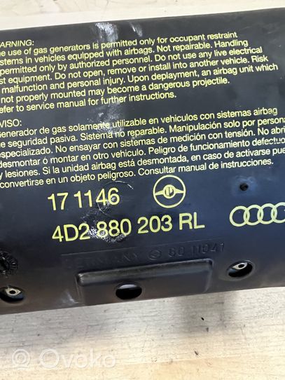 Audi A8 S8 D2 4D Airbag del pasajero 4D2880203RL
