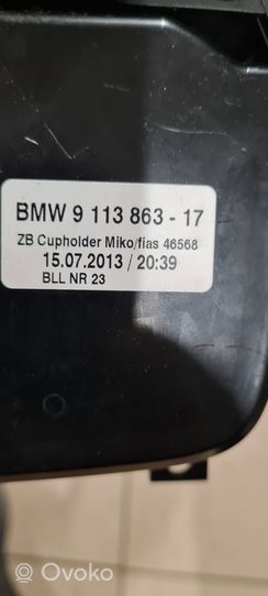 BMW 7 F01 F02 F03 F04 Przedni uchwyt na kubek tunelu środkowego 9113863