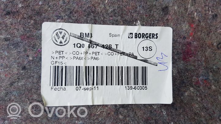 Volkswagen Eos Boczek / Tapicerka / bagażnika 1Q0867428T