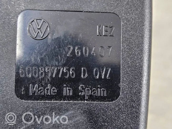 Volkswagen Polo IV 9N3 Fibbia della cintura di sicurezza anteriore 6Q0857756D