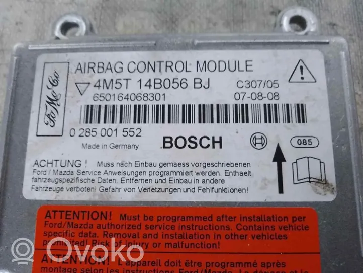 Ford Focus Module de contrôle airbag 4M5T14B056BJ