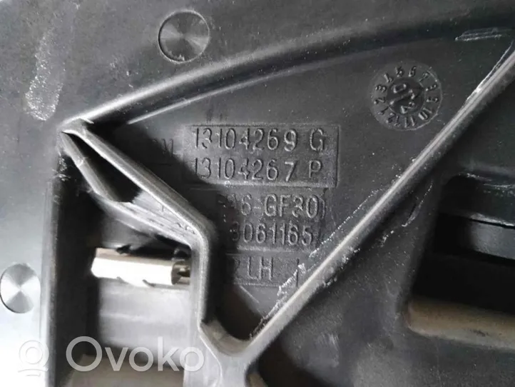 Opel Corsa C Galinė atidarymo rankenėlė vidinė 13104269