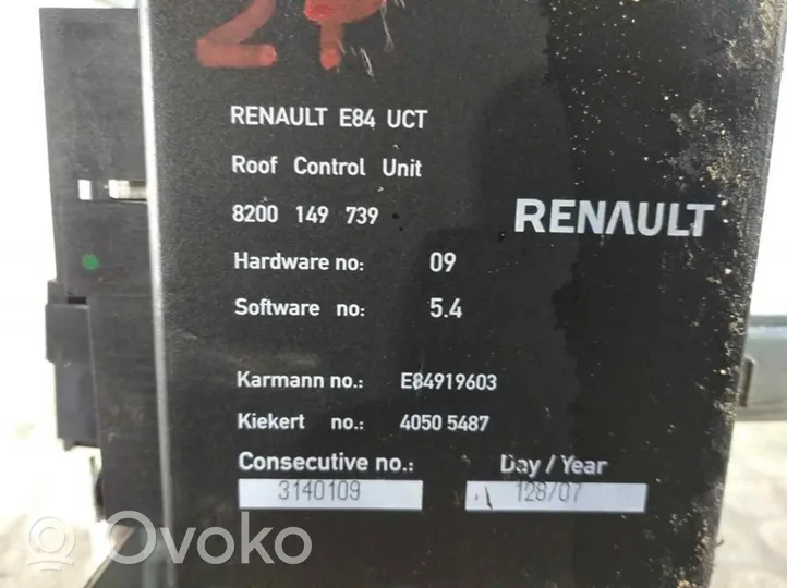 Renault Megane II Instalacja szyberdachu elektrycznego 8200149739