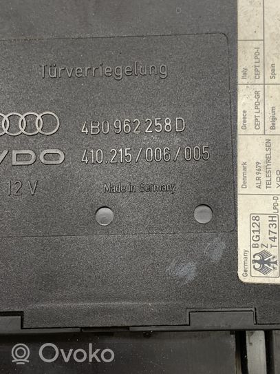 Audi A6 S6 C5 4B Comfort/convenience module 4B0962258