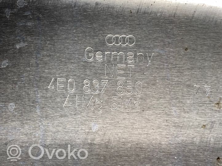 Audi A8 S8 D3 4E Mécanisme de lève-vitre avant sans moteur 4E0837850