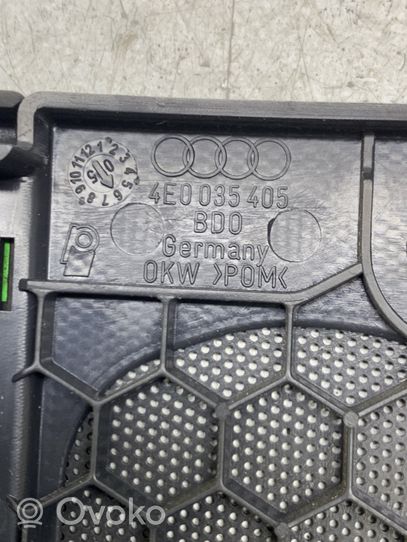 Audi A8 S8 D3 4E Grilles, couvercle de haut-parleur porte avant 4E0035405
