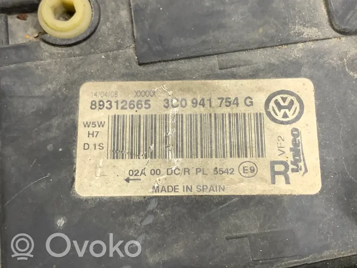 Volkswagen PASSAT B6 Phare frontale 3C0941754G