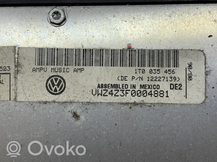 Volkswagen Touran I Amplificador de sonido 1T0035456