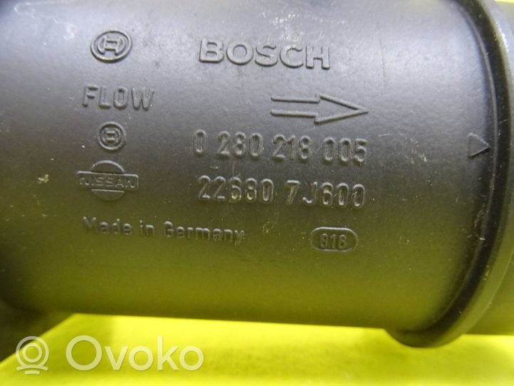 Nissan Primera Przepływomierz masowy powietrza MAF 0280218005