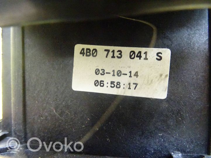 Audi A6 S6 C5 4B Vaihteenvalitsimen verhoilu 4B0713041S