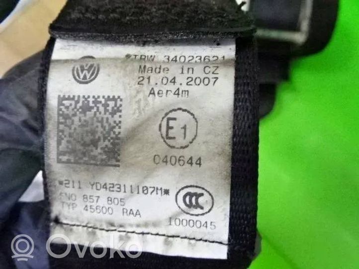 Volkswagen Tiguan Pas bezpieczeństwa fotela tylnego 5N0857805