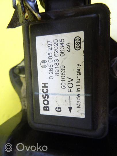 Toyota Avensis T250 Sensore di imbardata accelerazione ESP 89183-02020