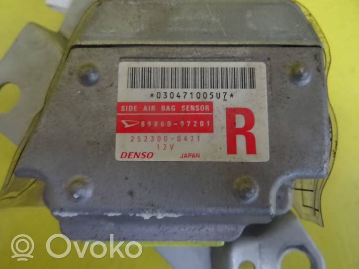 Daihatsu Sirion Module de contrôle airbag 89860-97201