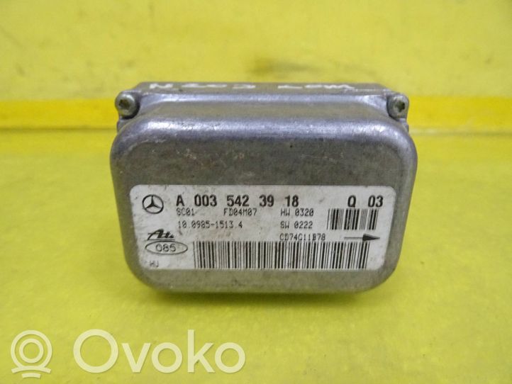 A0035423918 MercedesBenz C W203 Capteur de vitesse de lacet d