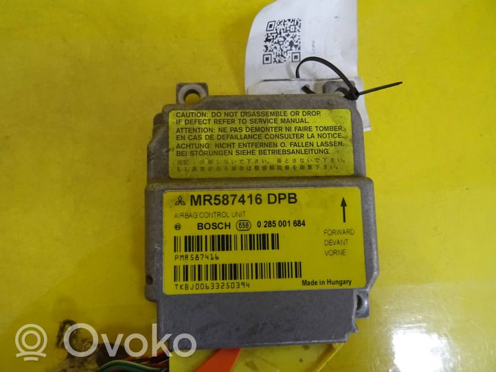 Mitsubishi Colt Airbag control unit/module MR587416DPB