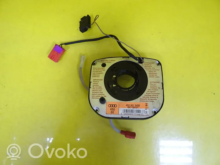 Audi A4 S4 B5 8D Innesco anello di contatto dell’airbag (anello SRS) 4D0951543D