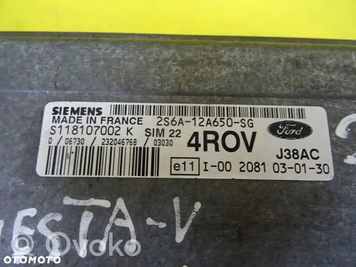 Ford Fiesta Sterownik / Moduł ECU S118107002K