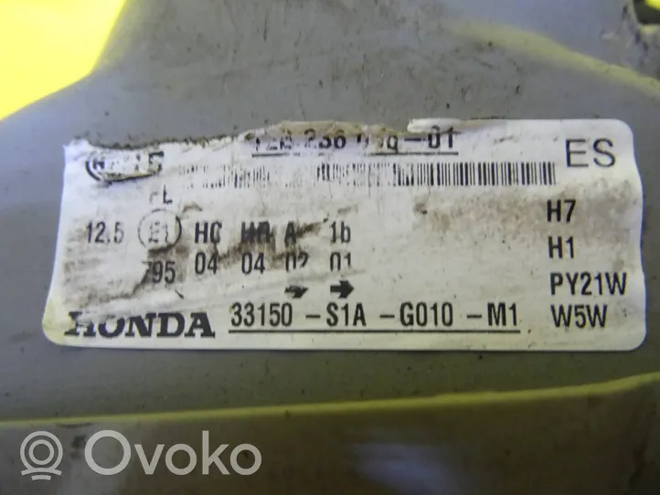 Honda Accord Phare frontale 33150-S1A-G010-M1