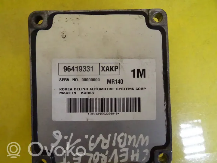 Chevrolet Lacetti Calculateur moteur ECU 96419331